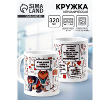 Кружка чайная керамическая «Врач», 320 мл