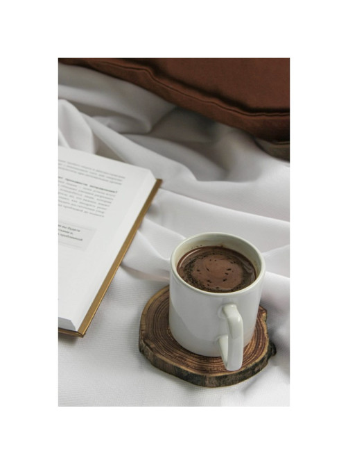 Кружка керамическая Доляна Coffee break, 150 мл, белая