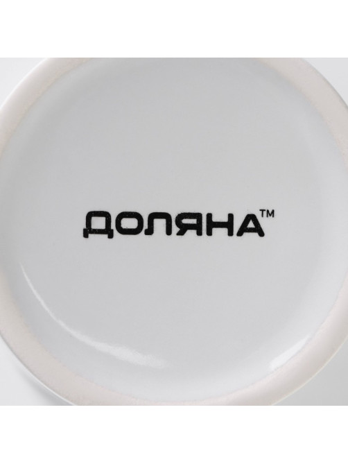 Кружка керамическая Доляна Coffee break, 150 мл, белая
