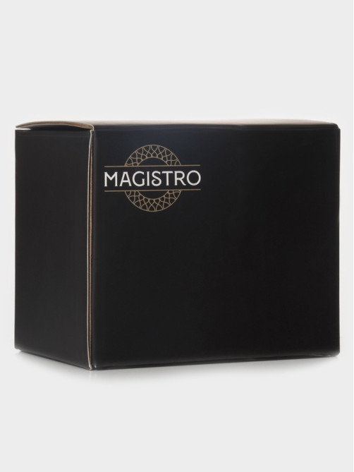 Кружка Magistro «Грани», 380 мл, 9×12.5 см, боросиликатное стекло, прозрачная