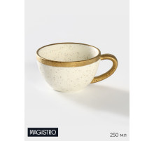Кружка Magistro Poursephona, 250 мл, фарфор, белая