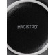 Кружки Magistro Carbon, набор 2 шт., 380 мл, фарфор, чёрная
