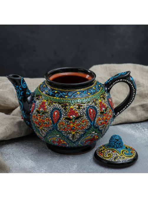 Чайник заварочный Риштанская Керамика «Самарканд», 1 л, МИКС