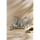 Заварочный чайник SL Home «Волна в камне», 1 л, 22×13×15.5 см, фарфор, белый