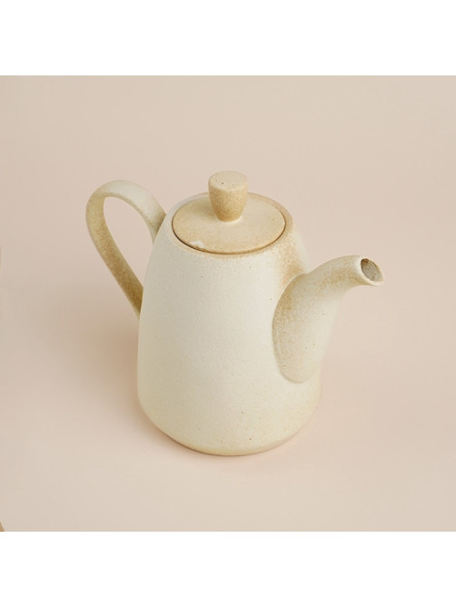 Заварочный чайник SL Home «Волны Сардинии», 1.3 л, 22.5×11×19 см, фарфор, бежевый
