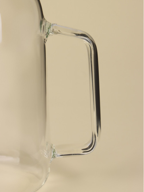 Чайник SL-Home «Эко», 1 л, 18×11×17.5, с пробковой крышкой, стекло, прозрачный