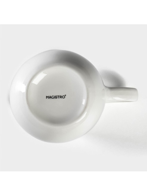 Молочник Magistro «Бланш», 120 мл, фарфор, белый