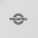 Чайная пара Magistro Argos, 2 предмета: чашка 220 мл, блюдце d=15 см, фарфор, белая