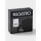Чайная пара Magistro Carbon, 2 предмета: чашка 280 мл, блюдце d=16.5 см, фарфор, чёрная