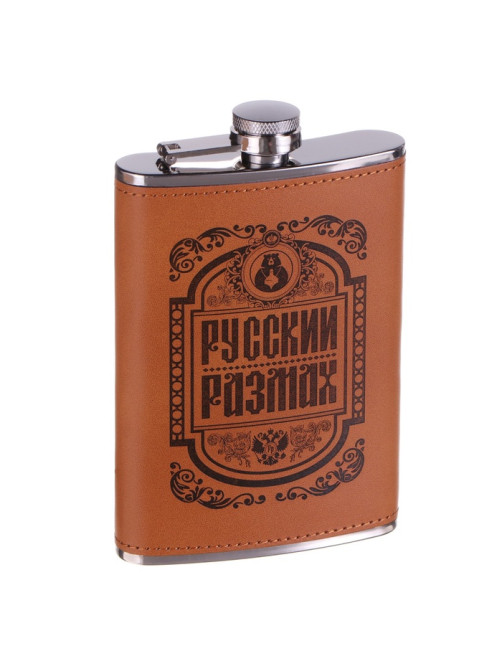 Фляжка «Русский размах», нержавеющая сталь, 270 мл, 9 oz
