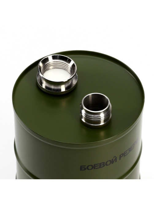 Фляжка «Боевой резерв», нержавеющая сталь, 700 мл, 25 oz