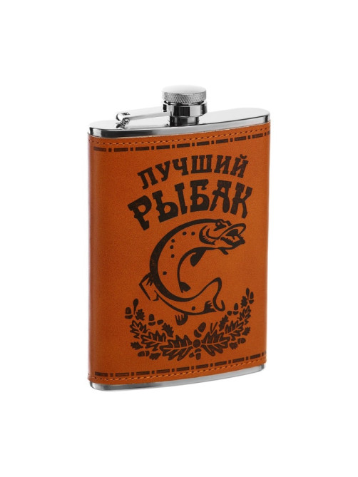 Фляжка «Рыбак», нержавеющая сталь, 270 мл, 9 oz