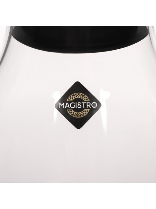 Графин Magistro «Богема», 1 л, с крышкой-клапаном, стекло, прозрачный