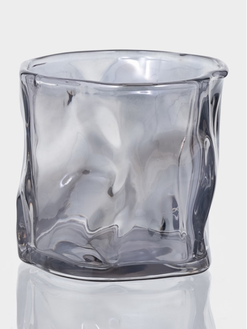 Стакан Magistro IceBar. Black, 150 мл, 7×7.5 см, стекло, серый