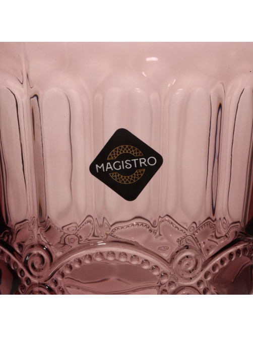 Стакан Magistro «Ла-Манш», 220 мл, стекло, розовый