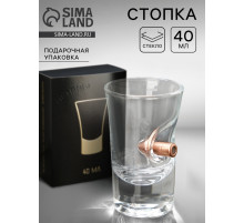 Стопка с пулей «Непробиваемая», в коробке, 40 мл
