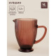 Кувшин SL Home «Модерн», 1.2 л, 19.5×13×18.5 см, стекло, розовый