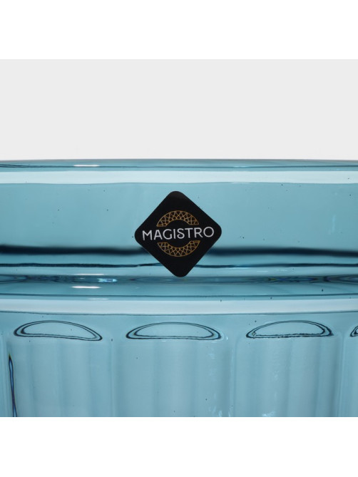Кувшин для воды Magistro «Ла-Манш», 1.1 л, 14×19.5 см, стекло, синий