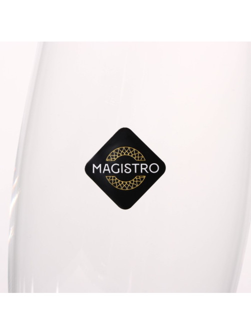 Бокалы для шампанского Magistro «Иллюзия», 180 мл, 5.5×27.5 см, набор 2 шт., стекло, прозрачные