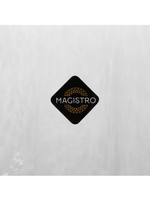 Бокалы для вина Magistro «Дарио», 500 мл, 10×25 см, стекло, набор 2 шт., графитовые