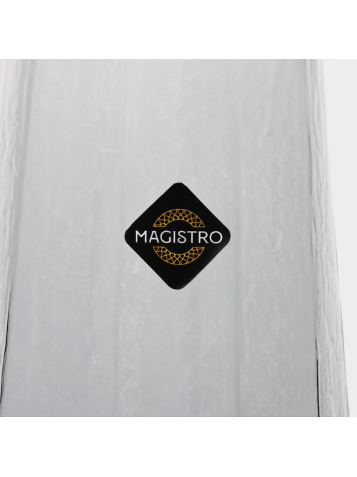 Бокалы для шампанского Magistro «Дарио», 180 мл, 7×27.5 см, набор 6 шт., стекло, графитовые