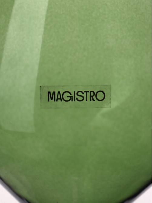 Бокал для вина Magistro «Иллюзия», 540 мл, 10×24 см, стекло, зелёное