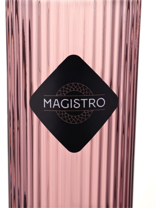 Бокал для шампанского Magistro «Грани», 150 мл, 8×14.5 см, стекло, розовый