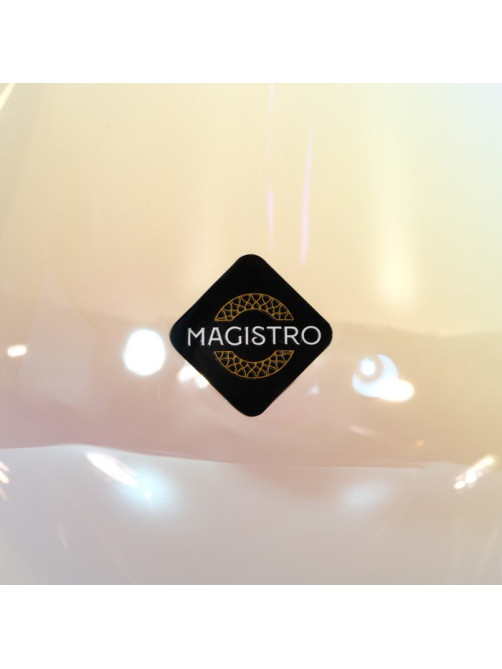 Бокалы для вина Magistro «Иллюзия», 550 мл, 10×24 см, набор 6 шт., стекло, перламутровые