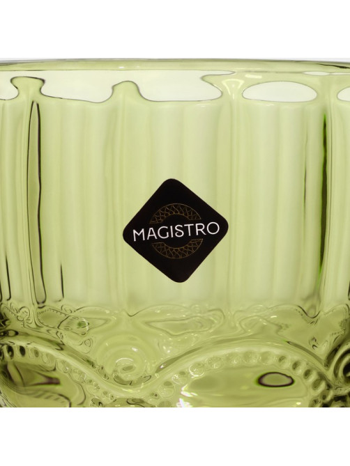 Бокал для вина Magistro «Ла-Манш», 250 мл, 8×15.5 см, стекло, зелёный