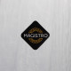 Бокалы для шампанского Magistro «Дарио», 180 мл, 7×27.5 см, набор 2 шт., стекло, графитовые