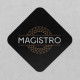 Банка Magistro «Эко», 620 мл, ручка, трубочка, с бамбуковой крышкой, стекло, прозрачная, золотая