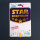 Топпер для торта Star birthday, акрил