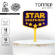 Топпер для торта Star birthday, акрил