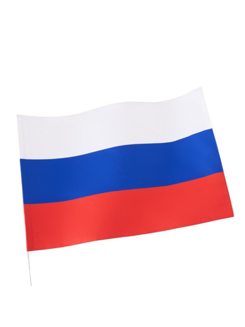 Флаг России, 90×135 см, двусторонний, полиэфирный шёлк, без древка