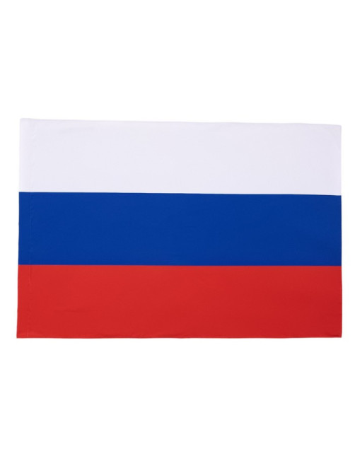 Флаг России, 90×135 см, двусторонний, полиэфирный шёлк, без древка