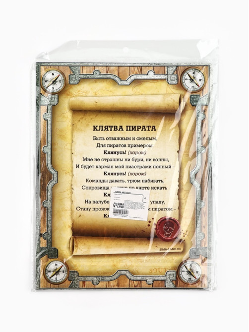 Маски карнавальные «Полундра! Пираты», 5 шт., 23×29 см