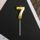 Свеча для торта, цифра «7», 11.5×2.3 см