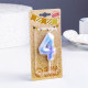 Свеча в торт на шпажке «Звездопад», цифра 4, 5.5 см