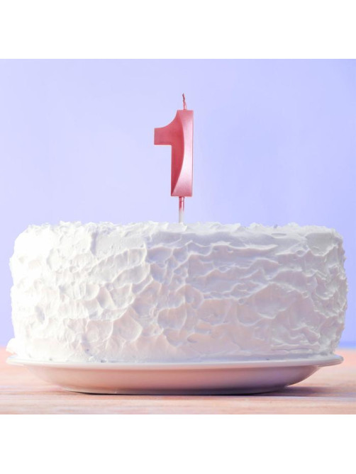 Свеча для торта, цифра «1», 11.5×2.3 см