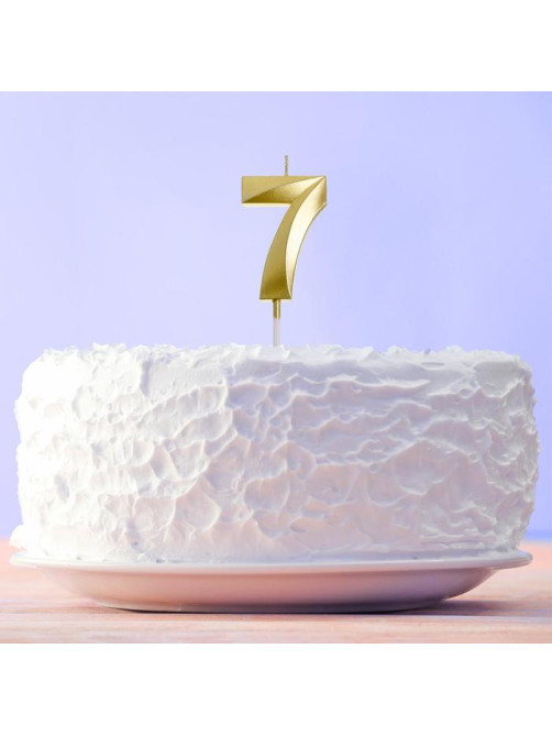 Свеча для торта, цифра «7», 11.5×2.3 см