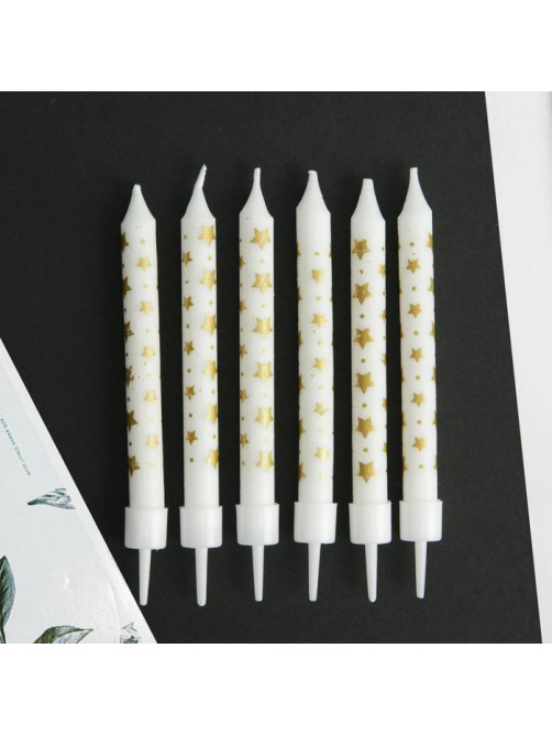 Свечи для торта Birthday Candle, 6 шт., 9×0.8 см
