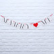 Гирлянда на ленте Marry me, свадебная, 130 см