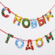 Гирлянда на ленте новогодняя «С Новым годом!», радужная, длина 1.3 м