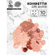 Наполнитель для шаров «Конфетти круг», d=1.5 см, 10 г