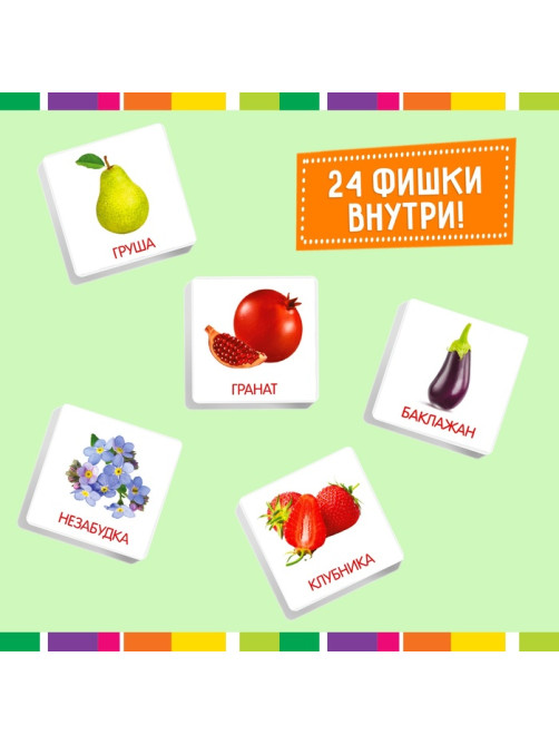 Лото «Растительный мир» по методике Г. Домана, 1-4 игрока, 3+