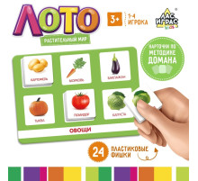 Лото «Растительный мир» по методике Г. Домана, 1-4 игрока, 3+