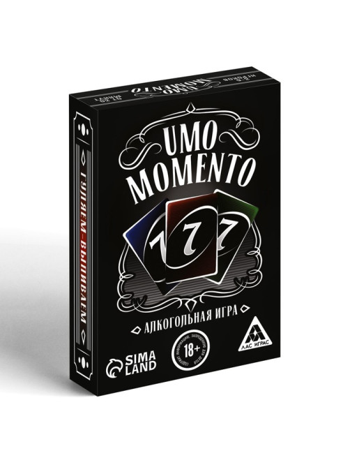 Настольная игра на реакцию и внимание «УМО моменто», 70 карт, 18+