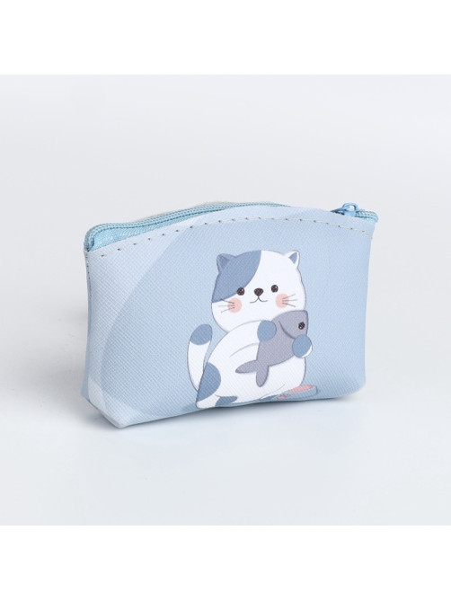 Кошелёк детский «Котик» Выбражулька, маленький, монетница, МИКС