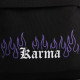 Рюкзак школьный текстильный Karma, 38×27×13 см, чёрный