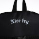 Рюкзак школьный текстильный с креплением для скейта Nice try, 38×29×11 см, чёрный, отдел на молнии